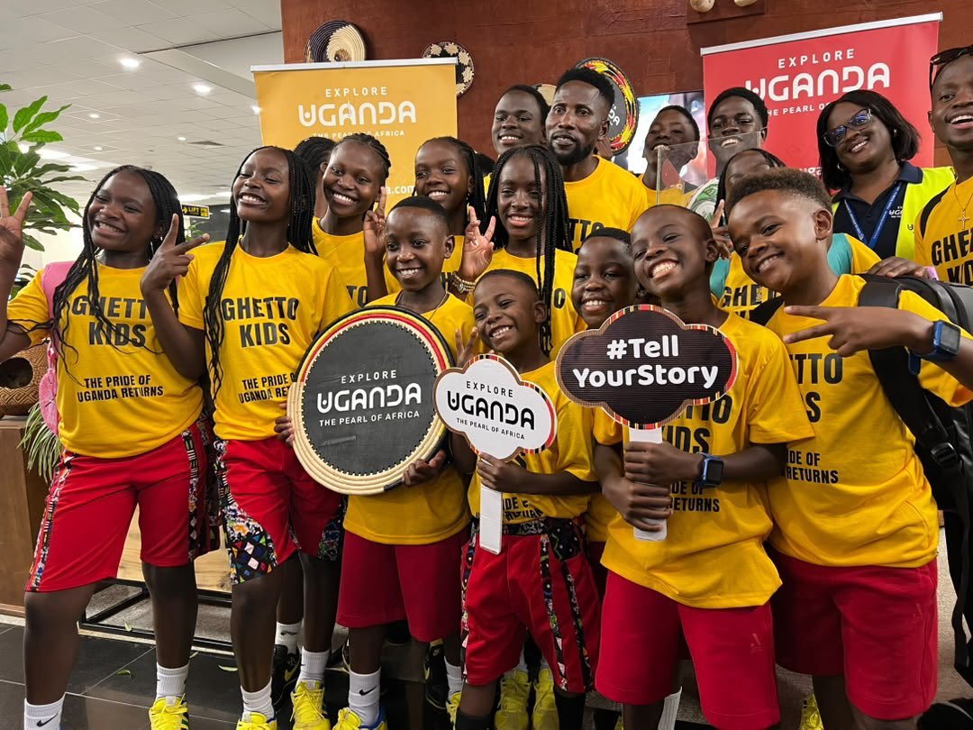 ug__press's tweet photo. Welcome Back @ghettokidstfug and thank you for representing Uganda at a global stage.
@GovUganda https://t.co/CYjqE7wBBf