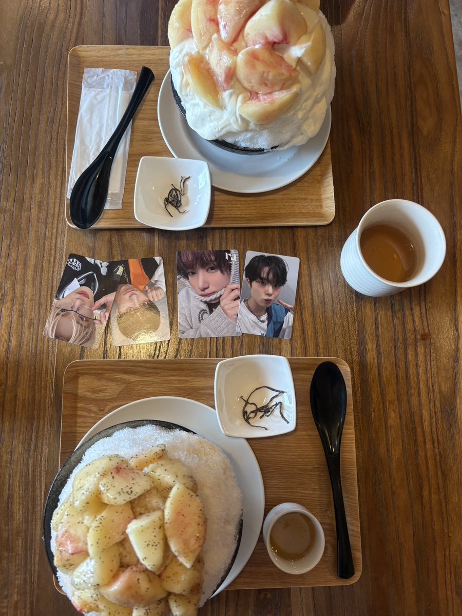 otkmn_ini's tweet photo. 今日ははるちゃんとかき氷🍧
行きたかったお店付き合ってくれてありがとう♡

かき氷は毎年の恒例にしようね👍
そしてジャンボの報告楽しみにしてるよ😎笑 https://t.co/6cA8o9Vd4j