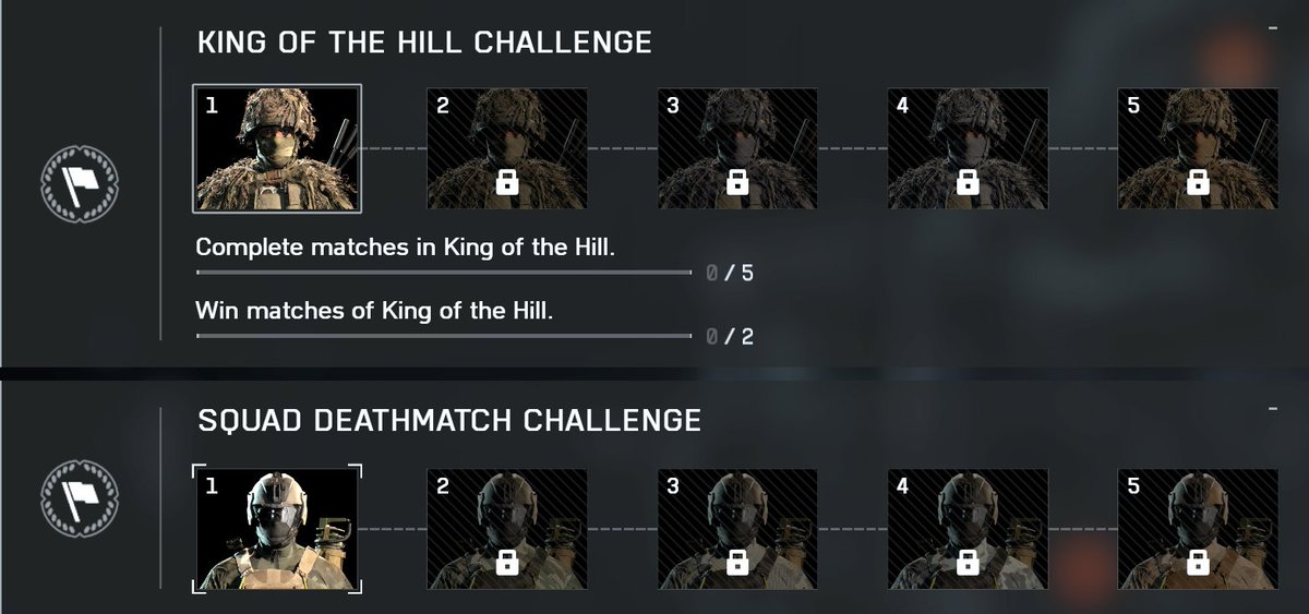 BiteBaykon's tweet photo. How am I meant to get these skins @Battlefield You've removed the game modes for them. https://t.co/LbImKmmT4Y