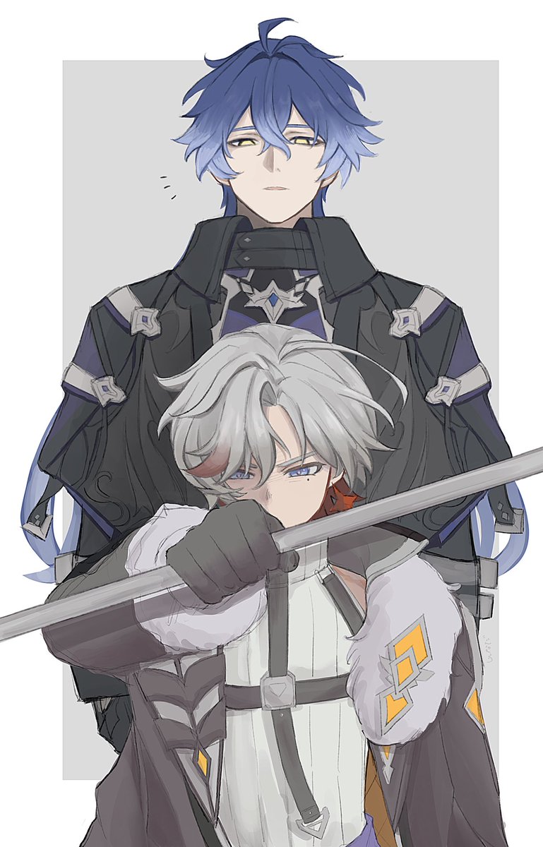 YDq1x's tweet photo. 護り合い(1/2) https://t.co/mT4Ng6mCgy