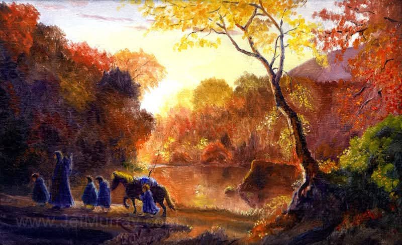 BeautyOfArda's tweet photo. Four Hobbits and a Ranger 
🎨 Jef Murray https://t.co/QJqMvA8lIg