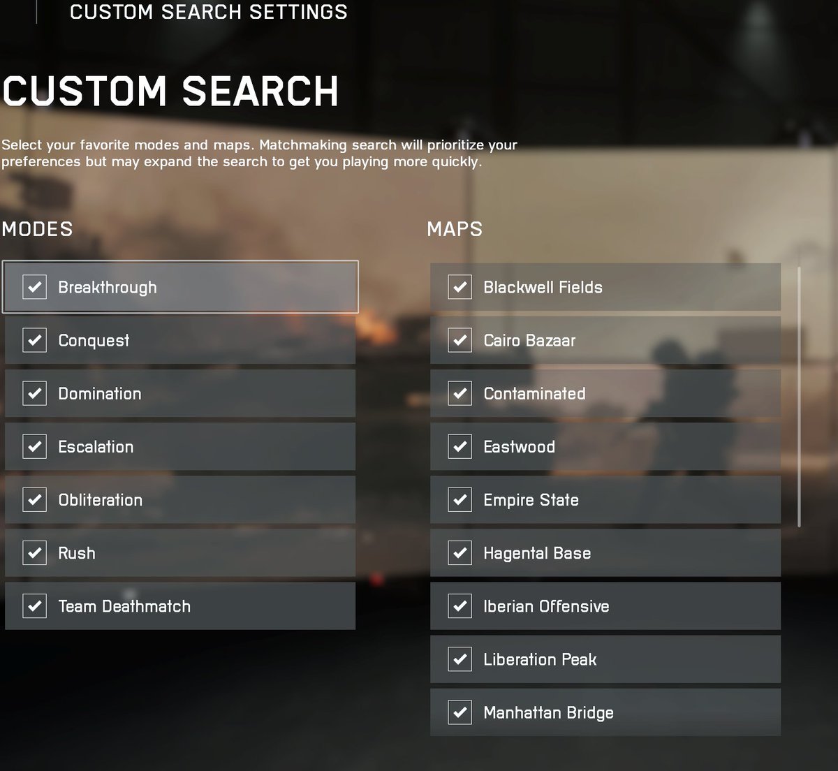 BiteBaykon's tweet photo. How am I meant to get these skins @Battlefield You've removed the game modes for them. https://t.co/LbImKmmT4Y