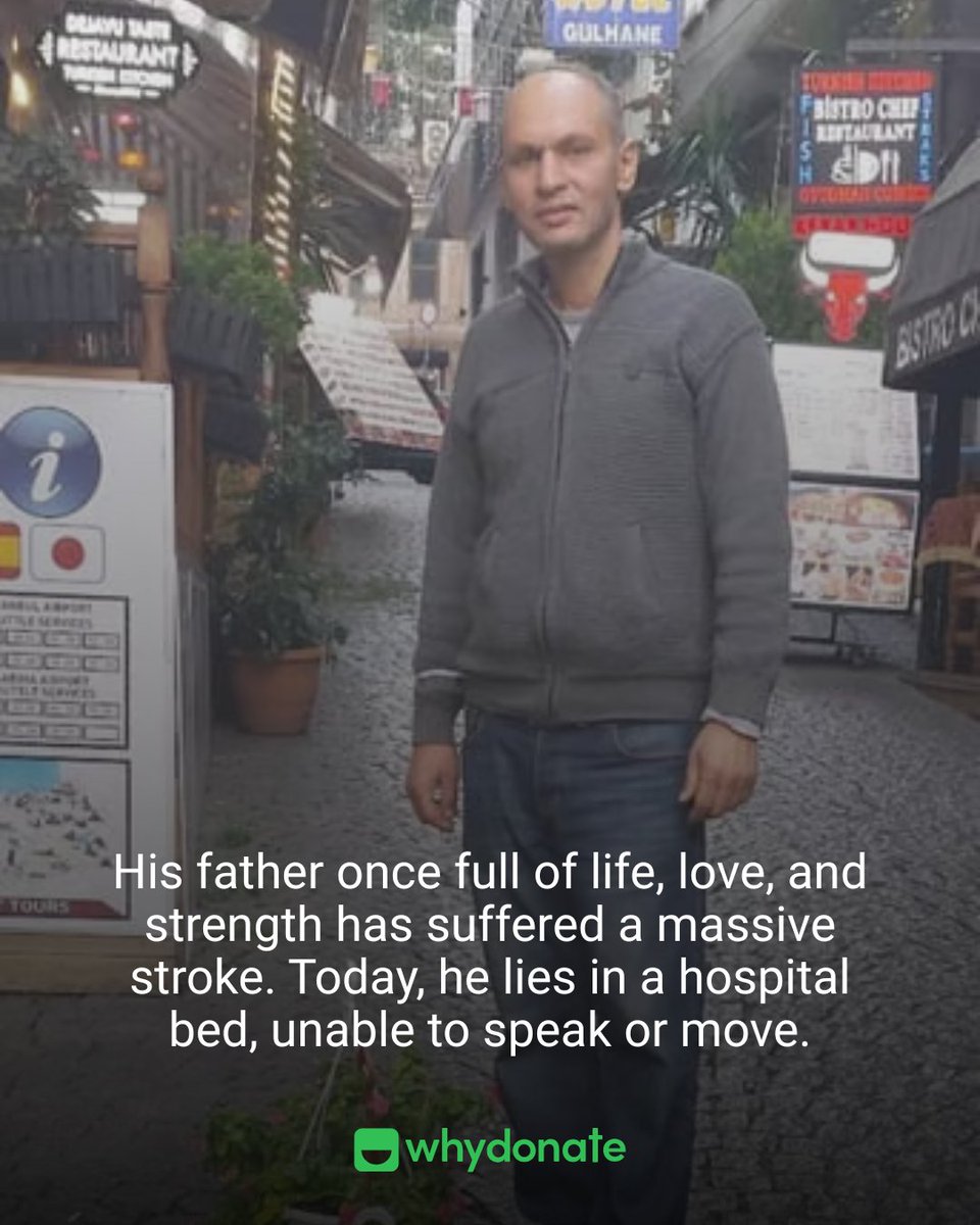 whydonate's tweet photo. A stroke left this father unable to speak and partially paralyzed.
His 18-year-old son gave up everything to care for him, but he can't do it alone.
Every donation helps fund life changing rehabilitation.
Support here:
https://t.co/FfHAzb6XeA
#Gaza #MedicalAid #Hope #WhyDonate https://t.co/YdHhtuXHRe