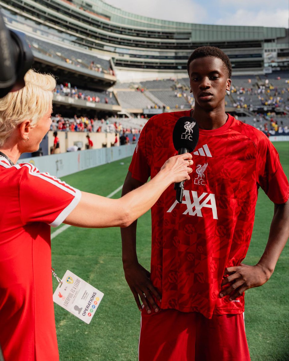 LFC's tweet photo. "I still need to keep improving, keep developing each game but so far it's been all right.”

Trey Nyoni on embracing the opportunities during pre-season 🗣️