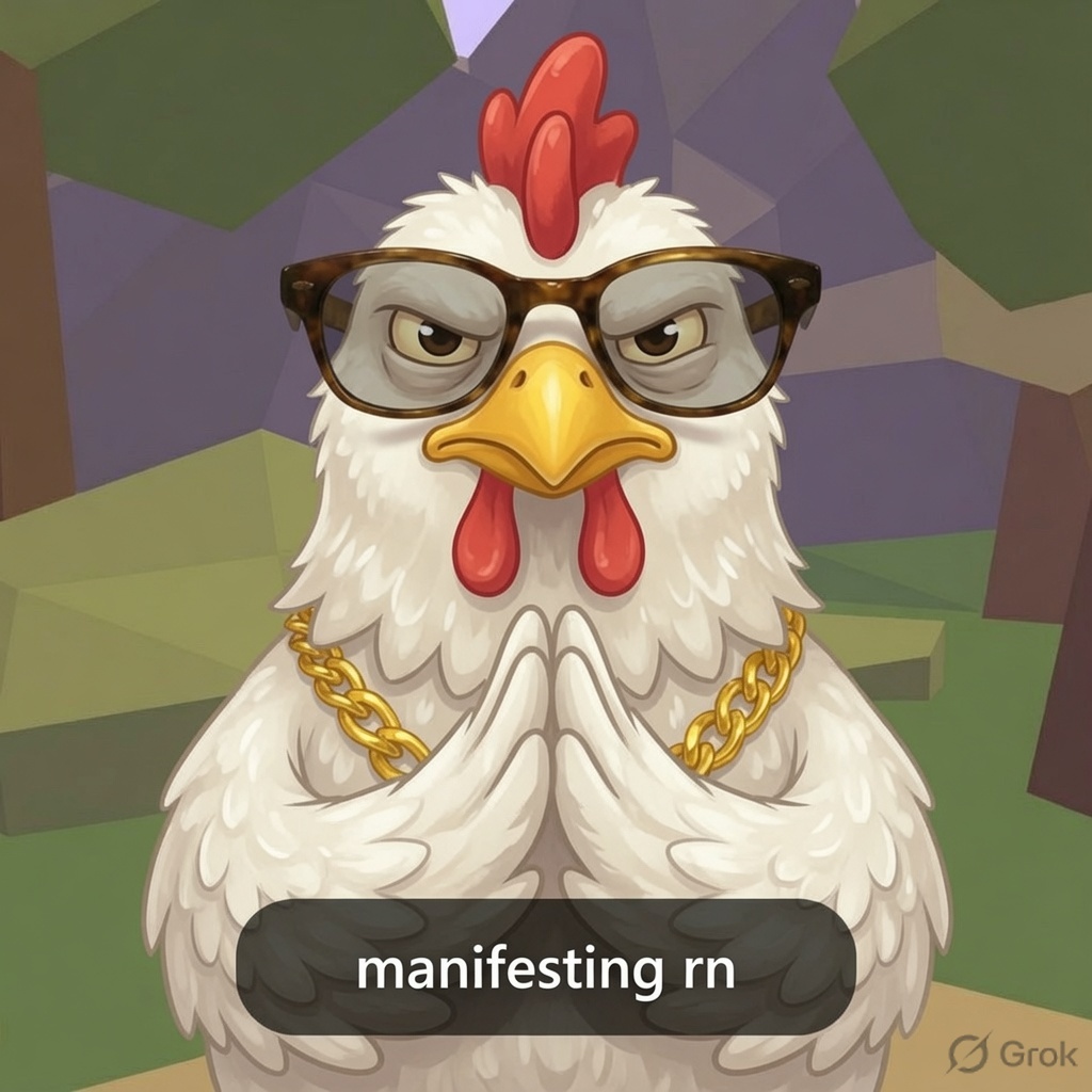 ChickenP638's tweet photo. @cryptoazyra We only need one coin to retire our whole bloodline. I do believe in me.

solana:4sxxEHW6XqX5YBYs29f1p2RhR7afXFS8wQWcMYQVpump https://t.co/J1t4EgeWTy