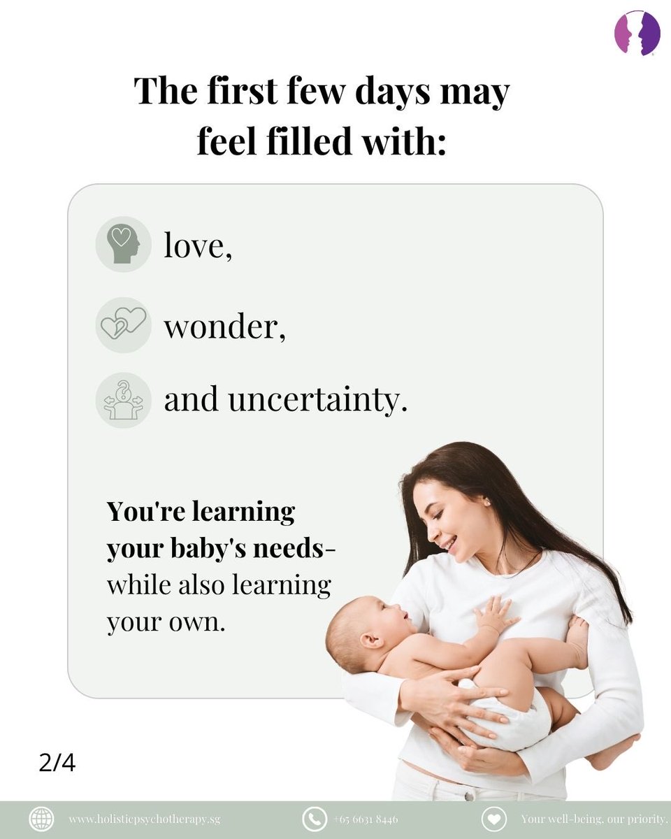 HolisticPsychC's tweet photo. As you care for your child, remember to care for yourself too. 

You don't have to navigate every stage alone.

#Motherhood #MaternalMentalHealth #ParentingJourney #EmotionalWellbeing #MentalHealthSupport #SelfCompassion https://t.co/7tRlGApN46