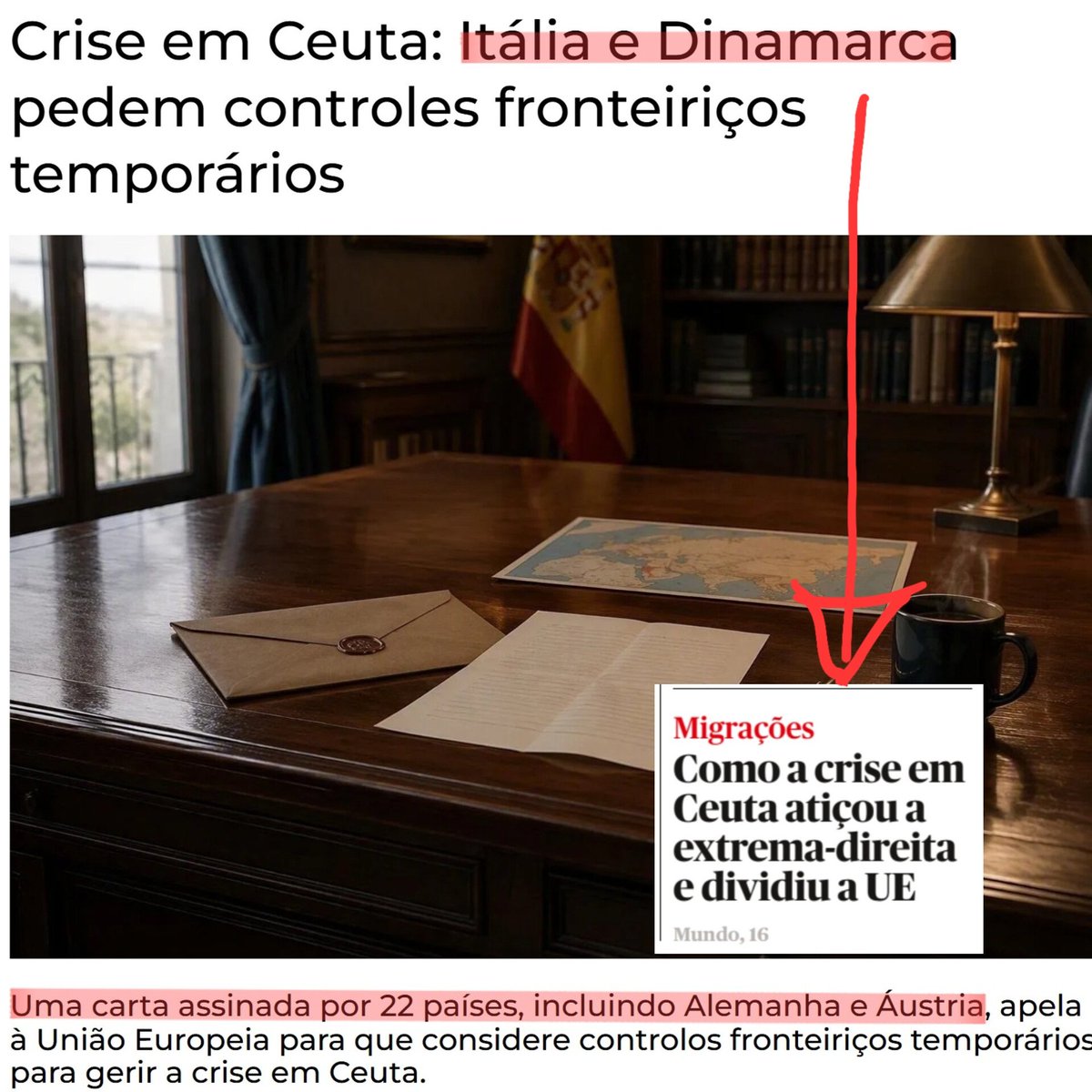 manueloureiro2's tweet photo. O Público já vê extrema direita em todo o lado, até na Dinamarca socialista, meus amigos!
Neste momento, há 22 países europeus nas garras da extrema direita para os jornalistas do Público, e a Espanha de Sanchez é  a aldeia gaulesa que resta para nos salvar 😂 😂😂 https://t.co/cSD11UWlkA