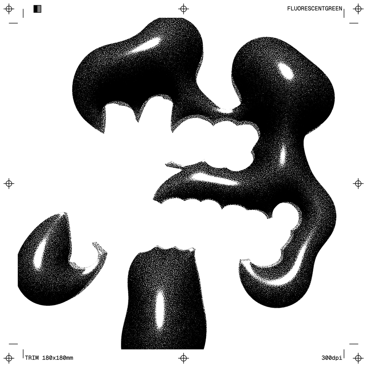joki_hirooka's tweet photo. 文字のオフセットでメタボールを型抜きする
#dailycoding #threejs #pavejs #risograph https://t.co/WBcZxWHt9i