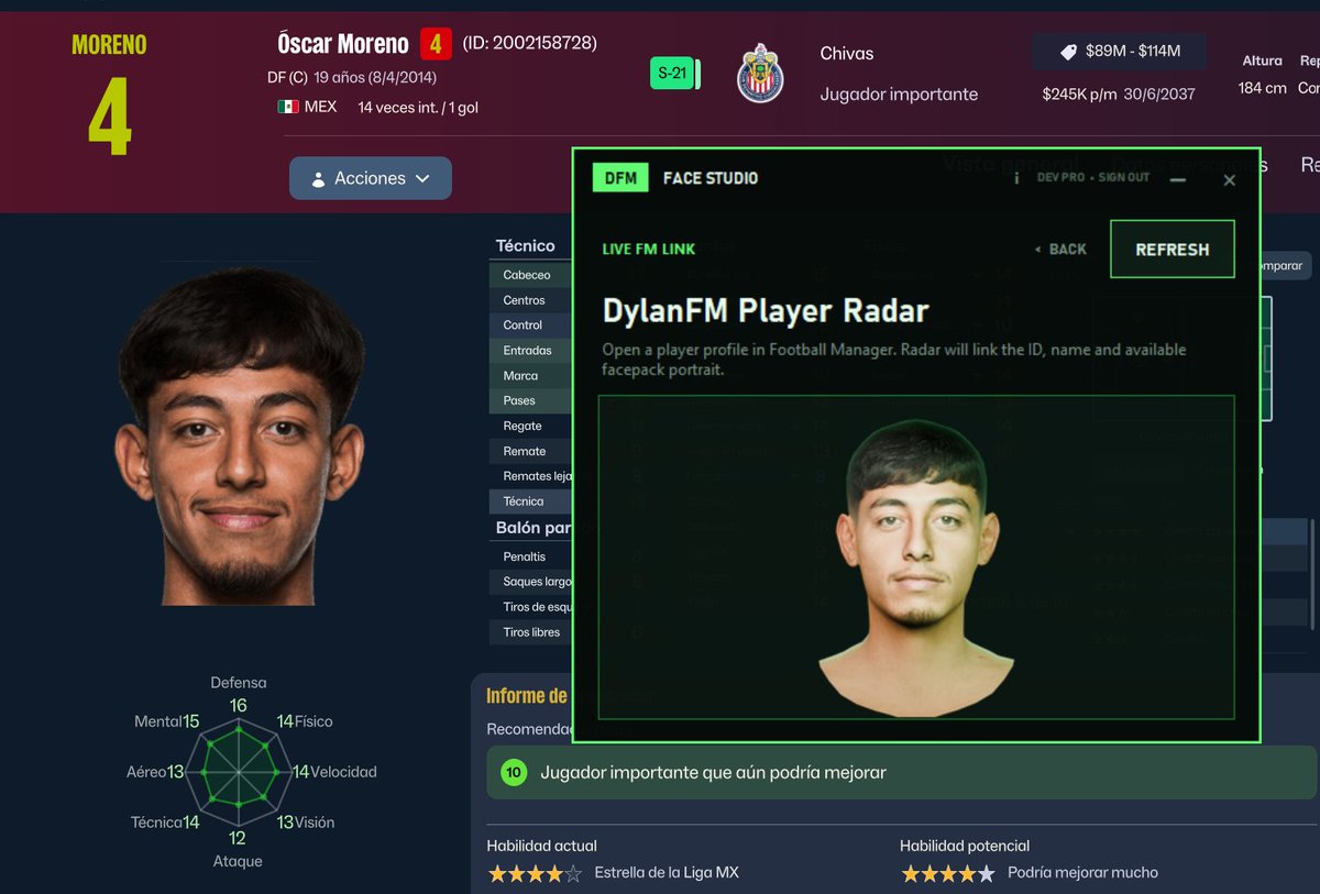 DylanFM23's tweet photo. You can finally put yourself or your team in Football Manager 26.

DYLANFM FACESTUDIO IS OUT NOW! 

One photo. Your own 3D face. Ready to use in FM26.

Download link below 👇

#FM26 #Mods #DylanFM