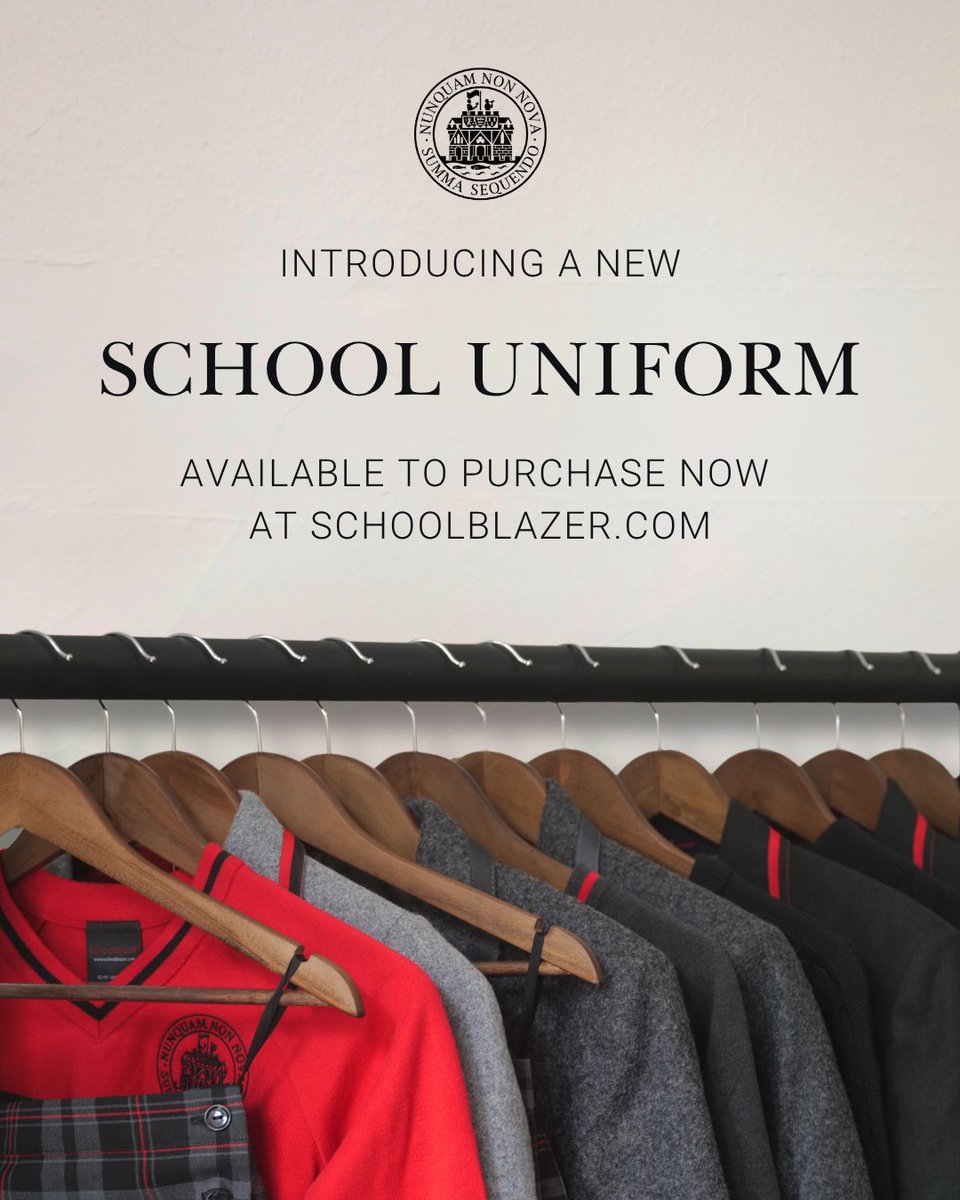 NULS_Prep's tweet photo. We're delighted to announce that our new uniform is available to purchase.

With an intelligent sizing system, sewn name tags into every main item of clothing and items built for longevity, Schoolblazer’s process makes uniform buying effortless for our families.

#WeareNULS https://t.co/n1W43ycEUj