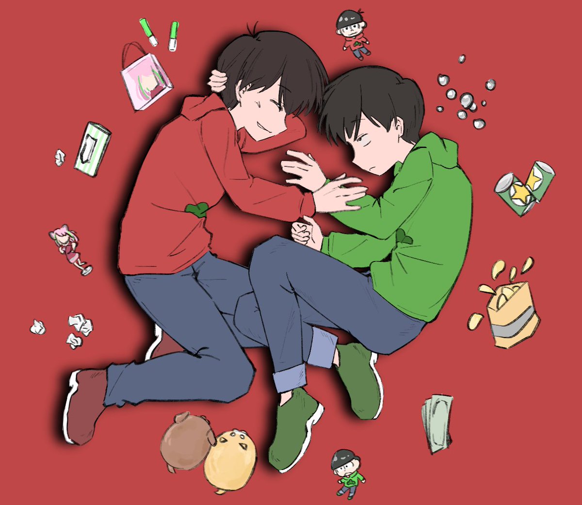 LansherLi's tweet photo. #おそチョロ 
我准备用这个做手书封面了谢谢。 https://t.co/yapIsJTgpi