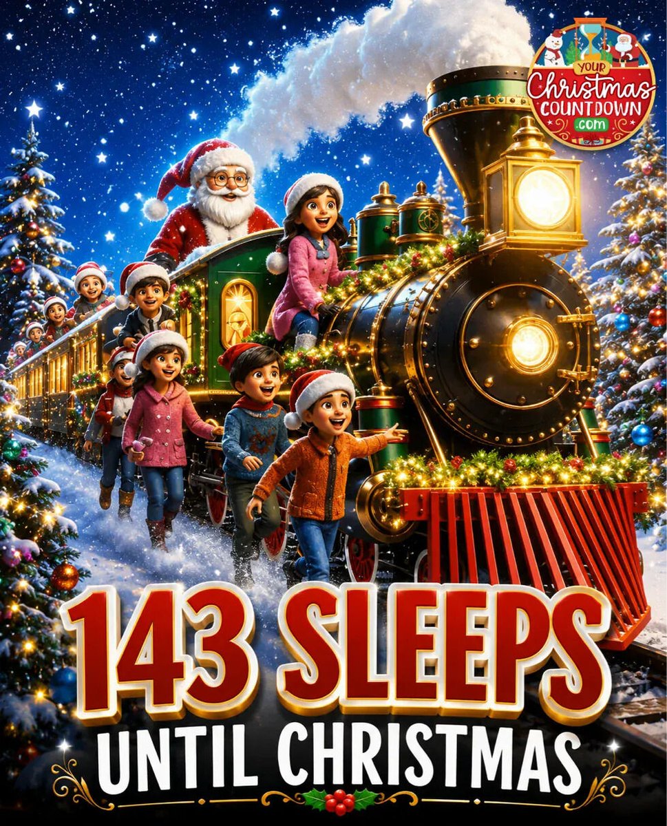 christmas_clock's tweet photo. 143 SLEEPS UNTIL #CHRISTMAS!
🕒 https://t.co/08kJVAWqc2 🎄🎅 https://t.co/Y4hf7jptrE