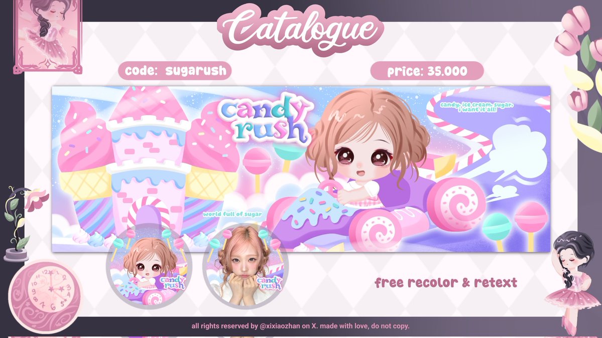xixiaozhan's tweet photo. ㅤ 
    ᨳ🍓․⁺ bantu repost, thank youᵎᵎ♡゙.
   
HawOoo aku sudah OPTIP😼🎀 alias open titipan ༉‧₊˚. untuk 2 katalog di bawah ini-ᵎᵎ🐇 ͡꒱  Jangan lupa cek tnc 📜🍭 ˎˊ˗ dan reply pada lapak yang telah disediakan ࣪˒ʚ🧁ɞׅ ࣪

 ༄.  #zonauang https://t.co/MYfmGYIMOa