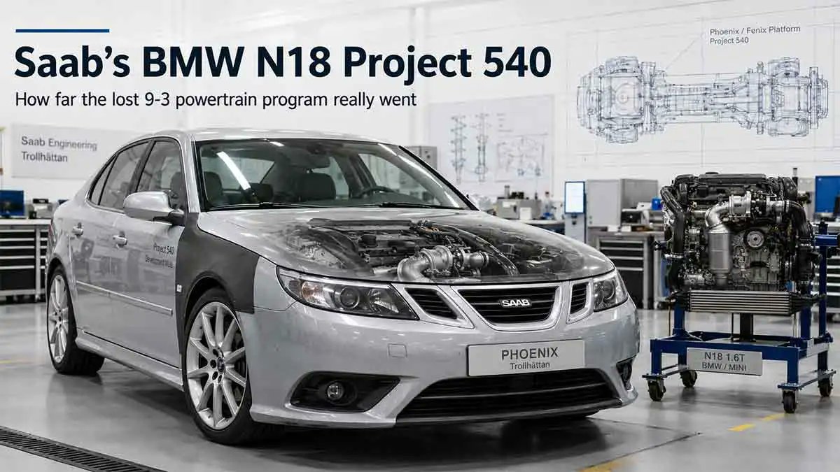 SaabPlanet's tweet photo. Saab Had Around 100 BMW N18 Engines in Trollhättan: Peter Dahl Reveals How Far Project 540 Had Progressed - https://t.co/qqwICdlrkM https://t.co/CwDKujlJ2E