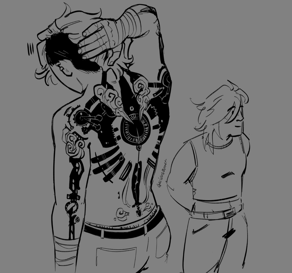 galileosBeast's tweet photo. i like when theyre clingy https://t.co/QhRCobl5hP