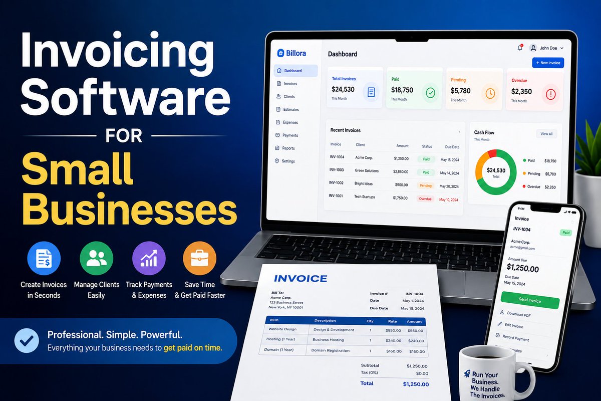 shahed1bd's tweet photo. Still making invoices in Word? 😬
✅ Invoice number, due date, line items, tax, branding

Full guide 👇
https://t.co/SNBF38MpDp

Try @Billora free for 14 days — no credit card needed.

#Invoicing #SmallBusiness #Freelancing #GetPaidFaster https://t.co/TjxxkouQDo
