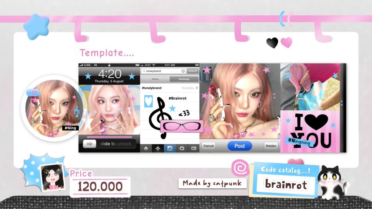 ccatcup's tweet photo. boleh tolong rt nya thank you 🩷

hAyi aku ada 1 template layout cakep 🥹 price on pict, dont forget to read my tnc. layoutnya ufs yaa <33 

#bealanja https://t.co/mWYwvmBfJ2