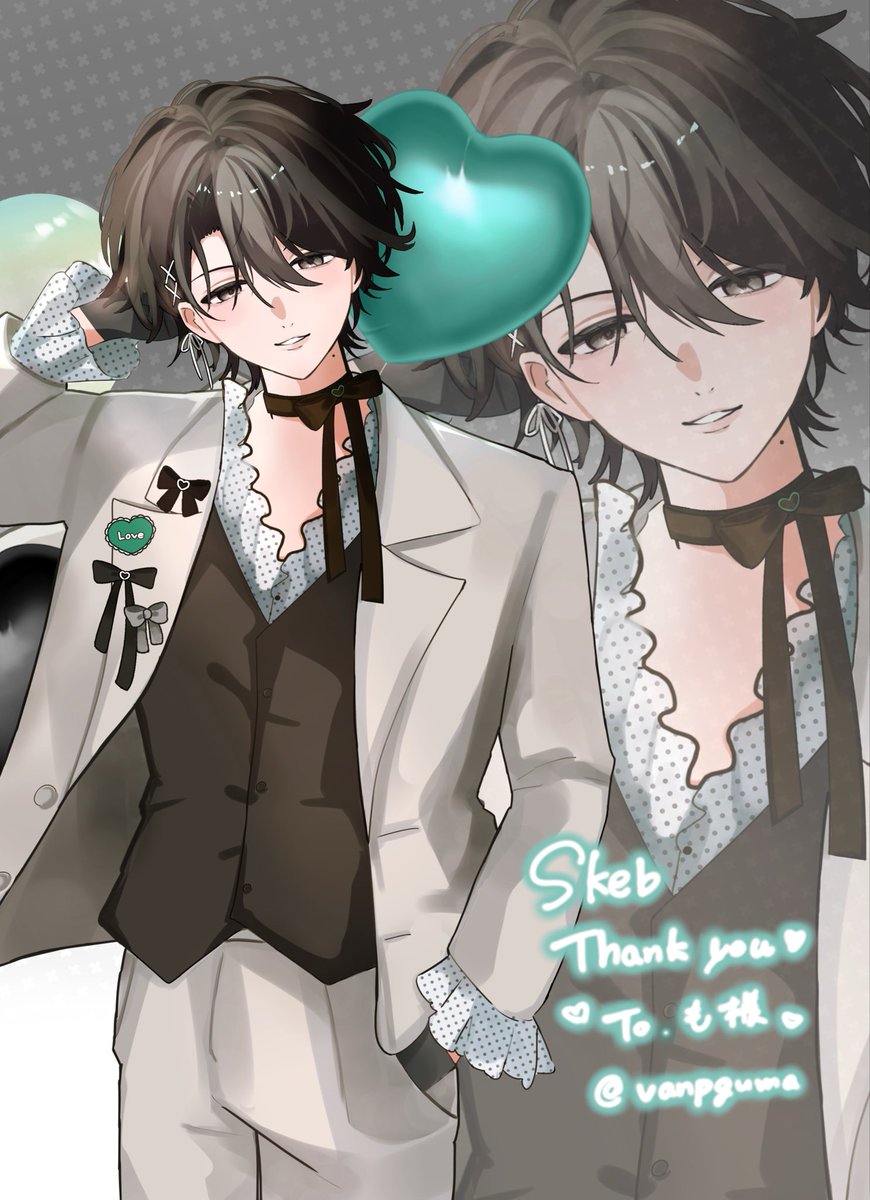 vanpguma's tweet photo. リクエストありがとうございました🐾🖤 #skeb #commission https://t.co/pZbni2VCkM
