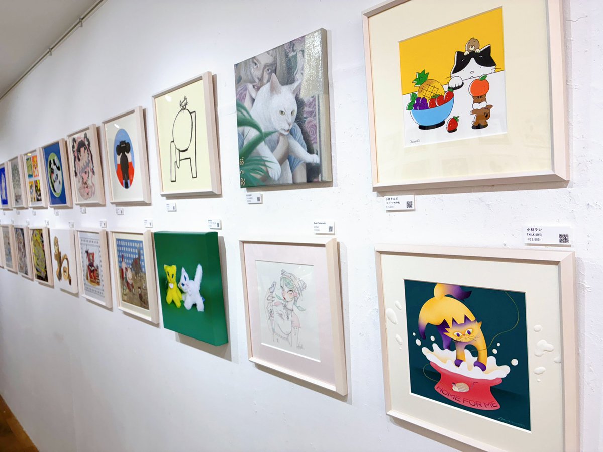 hirunekobooks's tweet photo. 原宿のギャラリールモンドで開催中の「CAT POWER2026」へ。

毎年楽しみにしているこちらの展示。今回は #私の本棚展2026 にご出展いただいた森サヤカさんや #大犬展2026 のアサバマリエさん、カツキミオさんなどが参加中です。

会期は8/9まで🐈

#CATPOWER2026
#CATPOWER https://t.co/uP9q5NOq16