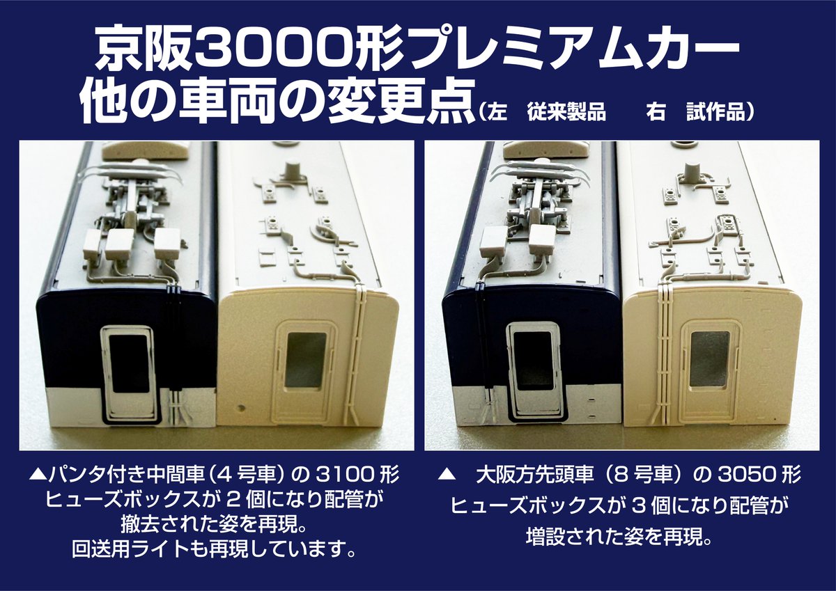 新製品情報／京阪3000系（プレミアムカー2両・3001編成）8両編成セット