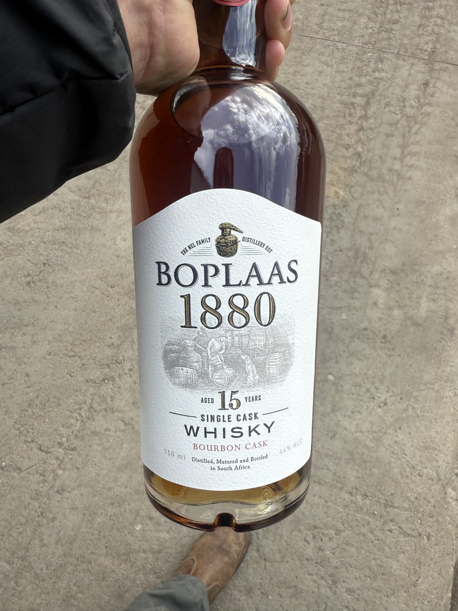 Boplaas1880's tweet photo. After spending 15 Years in Casks, the whisky is ready to be sent out to our Wine and Whisky club members. The 15YO Bourbon Cask Whisky is our oldest release to date. Limited to 400 bottles. https://t.co/No1QNHaTLi