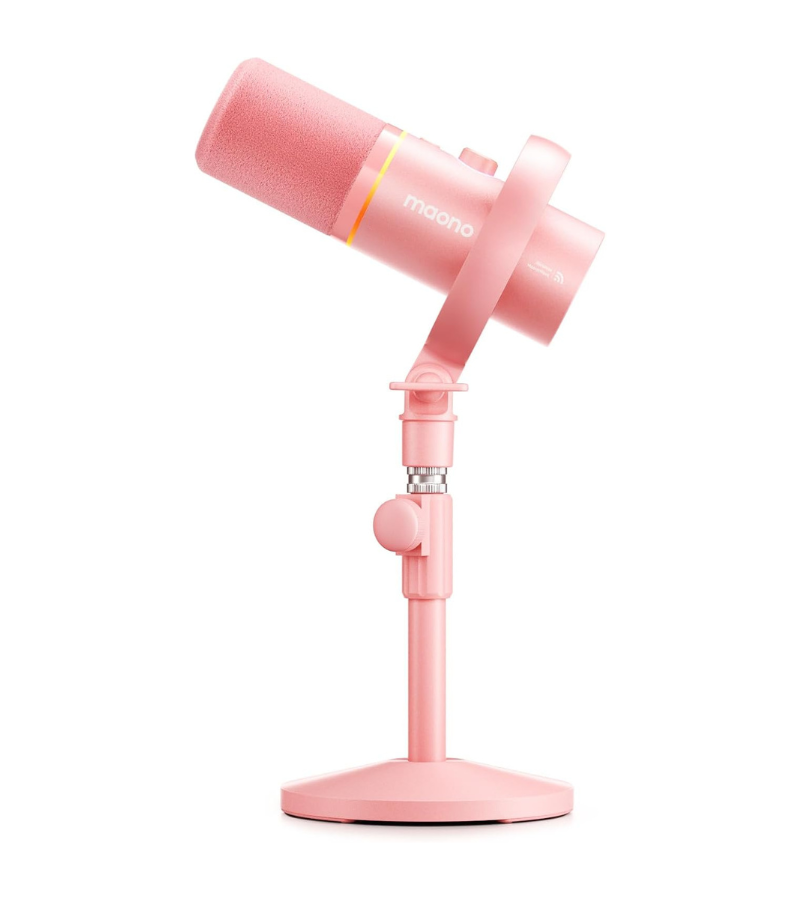 KawaiigamingT's tweet photo. デスクが超カワイイ空間に生まれ変わる…！

MAONO『PD200W』に新色ピンクが登場🎀✨

ワイヤレス・USB・XLRの3way接続＆スマホ直接接続に対応！

面倒な配線ストレスなしで、ノイキャン搭載の高音質配信や録音が可能📱

#kawaiigaming https://t.co/UT9iHNdVDt