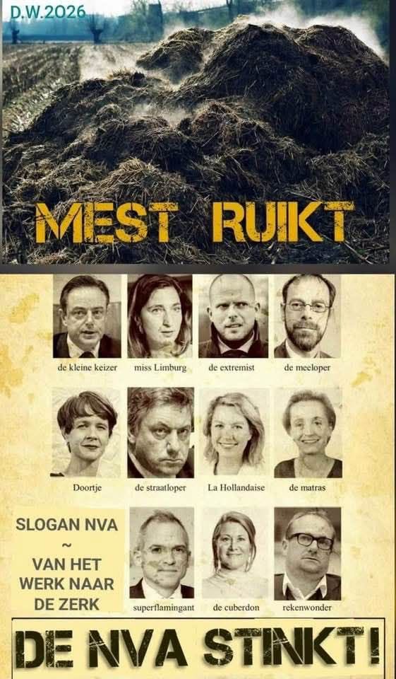 Waldfridus's tweet photo. @de_NVA @Bart_DeWever @JanJambon @BenWeyts 😤😠😡💩 https://t.co/Y0InTKJsnJ