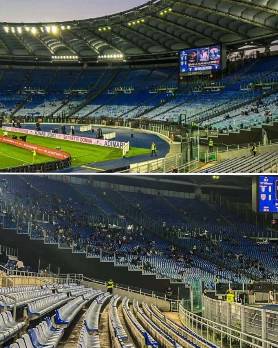 ultras_clips's tweet photo. 🚨🇮🇹 The protest against Claudio Lotito shows no signs of slowing down. Lazio supporters have overwhelmingly rejected renewing their season tickets, with over 90% of last season's holders opting out. 📉

The boycott could reportedly leave the club facing losses of up to €20 million, and sparse crowds are expected at the Stadio Olimpico throughout the season. 😳