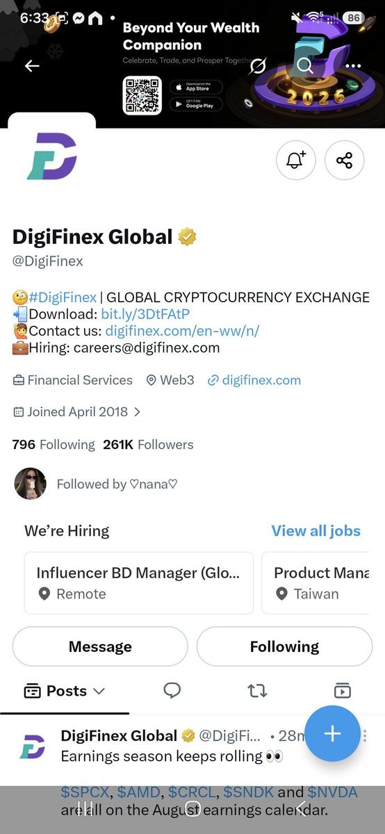 ShimizoLX's tweet photo. @DigiFinex done

749306070 https://t.co/90BB7J7b5X