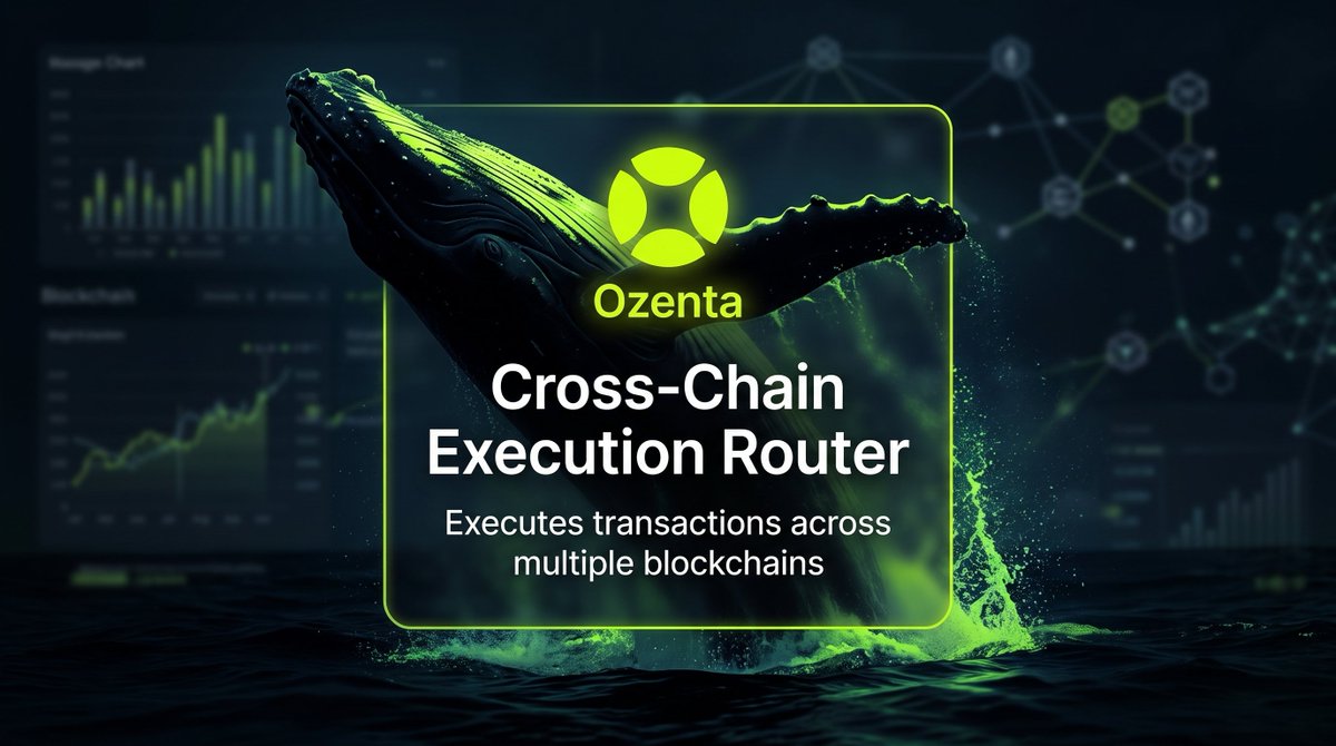 Ozenta_'s tweet photo. DeFi opportunities are no longer limited to a single blockchain.

Ozenta routes transactions across multiple networks through a unified execution layer, helping users access liquidity, protocols, and strategies without unnecessary complexity. https://t.co/46sRwIaIfY