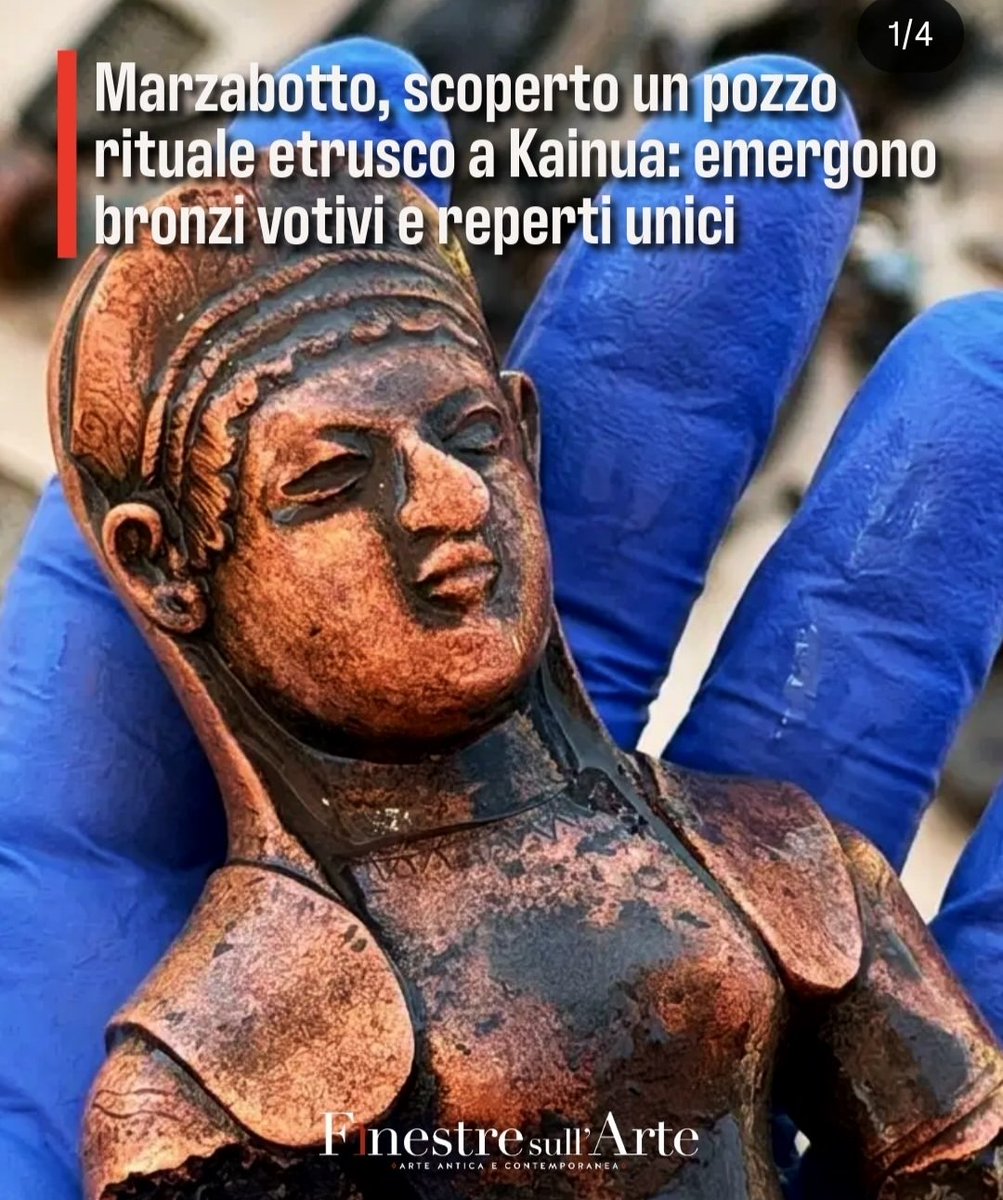 Admarchaeology's tweet photo. #scopertearcheologiche #universitadibologna #finestresullarte #marzabotto #pozzo #etrusco #bronzivotivi #areasacra #kainua #scheletri #scaviarcheologici https://t.co/Et9WpsNHhj