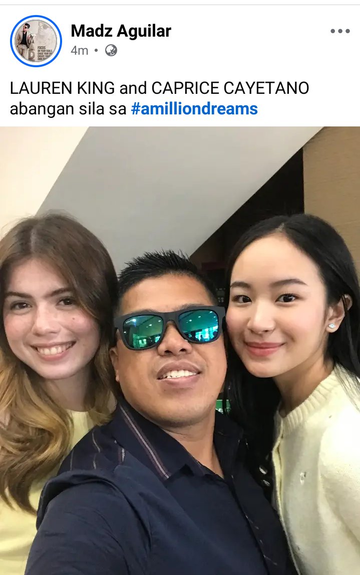 Rye_Anne98's tweet photo. Madz Aguilar fb Post with Cap &amp; Lauren King
https://t.co/MKzPUXR9nF

#AMD | #AMillionDreams | #CapriceCayetano https://t.co/NOL6mg22Y5
