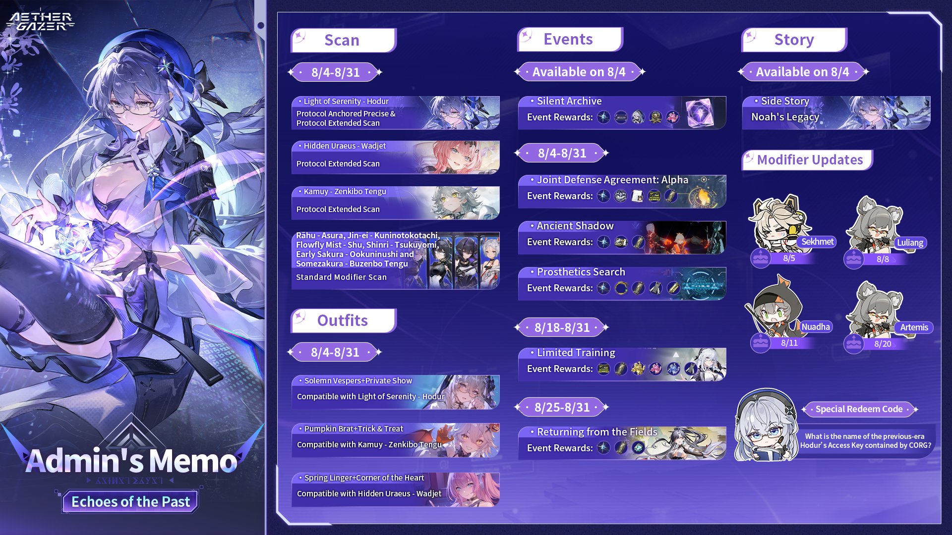 Atualização V4.7 Echoes de Aether Gazer disponível - Image 2