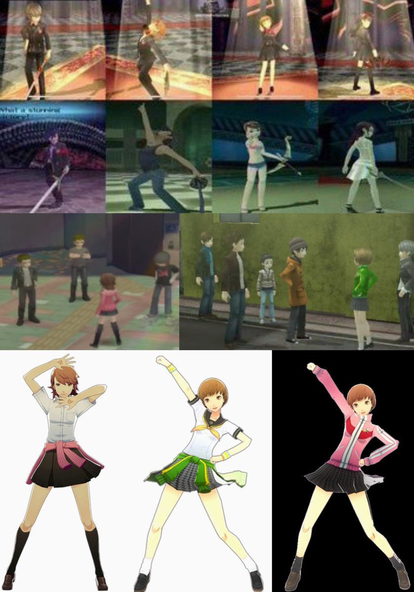 Jikamond's tweet photo. @krypterzz @ButcherofBlavi8 (Chie state fact she'd never be into Yosuke and is uncomfortable w/the idea genuinely,in October. It's just uncomfortable. Chie state fact point it's true platonic friendships guys, girls without romance. Yukari state same to Junpei. Yukari,Chie'd rather eat glass,Let's be real). https://t.co/j8e5FF2vqw