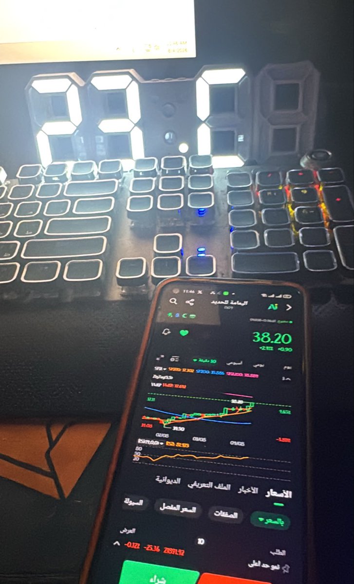 EASYSTOCK11's tweet photo. #اليمامة_للحديد 🕊️🔥

تٌحلق وتتجاوز هدف رابع 38.20 ✅🖇️

مبروك لكل المستفدين والقادم اجمل 🌸 لا تنسوني من دعائكم 🩵 

#تاسي https://t.co/MvTkHZ6nr8