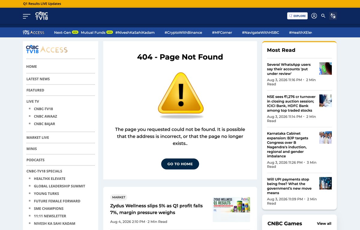 volklub's tweet photo. CNBC has now removed the article on SIAM's E20 Fuel Contamination and red-flags. https://t.co/S5b8rp0sZR