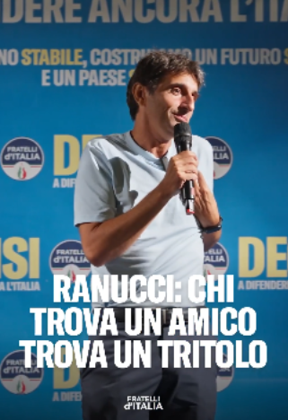 Alluce_di_Tarso's tweet photo. @Donzelli fai una battuta anche su Chiara #Colosimo di FdI e presidente della Commissione Antimafia dal 2023, qui ritratta in compagnia di Luigi #Ciavardini l'ex terrorista dei NAR #condannato in via definitiva per la strage della stazione di #Bologna

Dai Giova' "facce ride'..." https://t.co/z4cITfnF5H