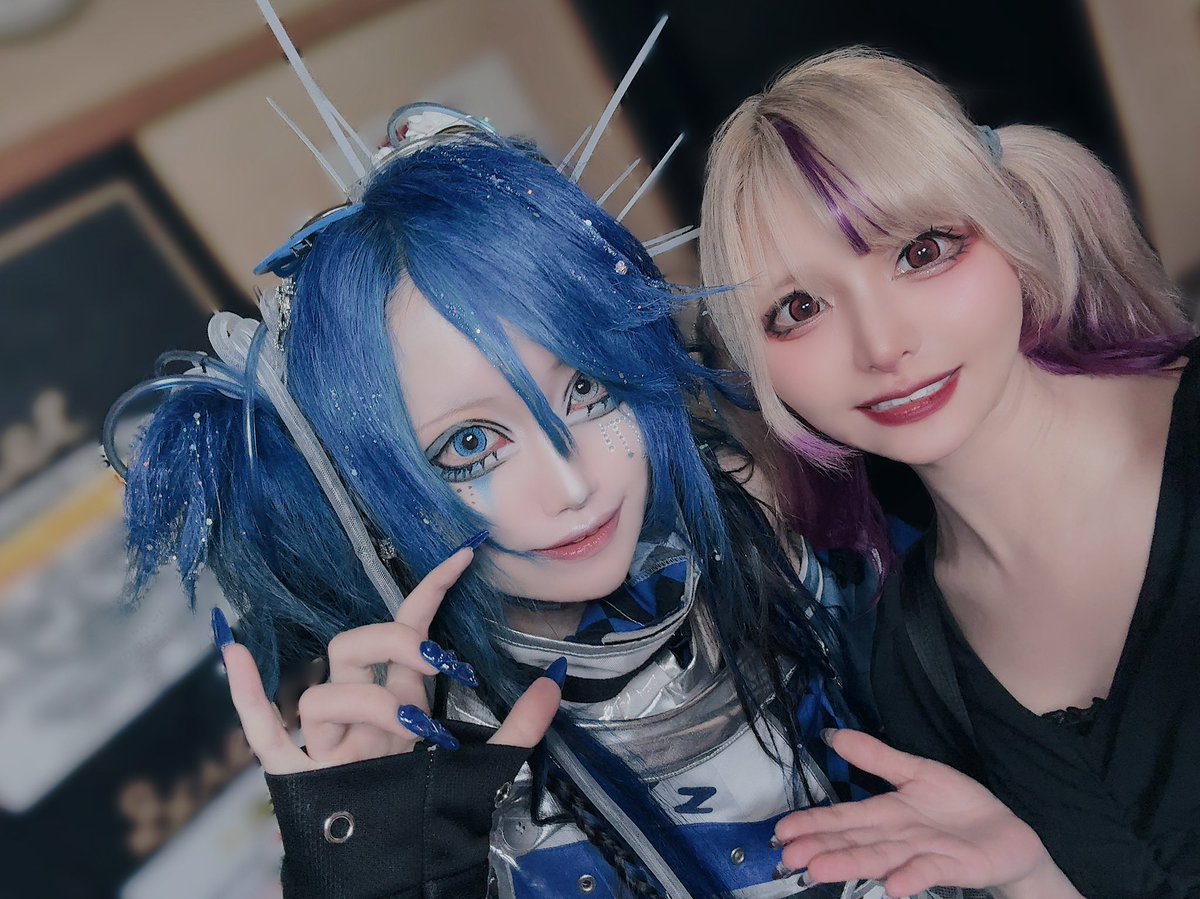 生誕祭に呼んでくれたSanctum:404 ねむｻﾝと💙 大切な日に呼んでくれて