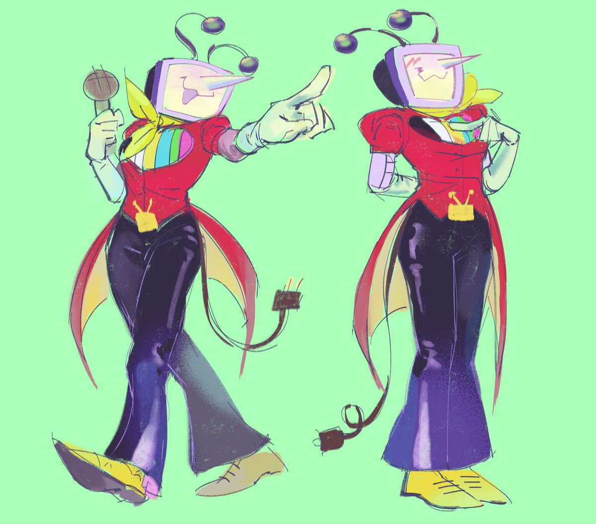 killllingtime's tweet photo. More femtenna #tenna #deltarune https://t.co/jdoNqFs8ne