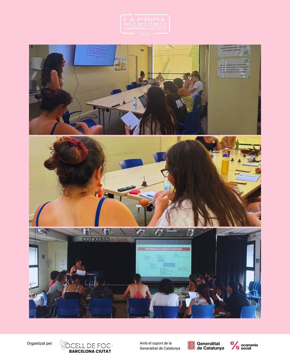 GrupCHMSM's tweet photo. 💥 La #Crida2026 ja està en marxa! Hem acompanyat 6 iniciatives juvenils que volen transformar Barcelona des de l’economia social i solidària. 🙌

A l’octubre continuem amb les Rutes Cooperatives per connectar-les amb el territori i seguir fent créixer els seus projectes. 🚀 https://t.co/cLkh0lu1F3