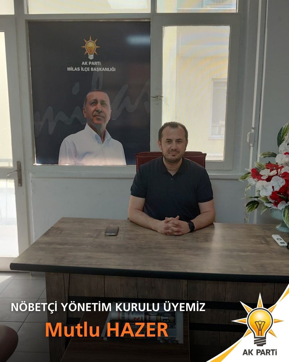 milasakparti48's tweet photo. Nöbetçi İlçe Yönetim Kurulu Üyemiz Mutlu Hazer’e hayırlı nöbetler dileriz. 

Vatandaşlarımıza yardımcı olmaya ve taleplerini dinlemeye devam ediyoruz. 

Kapımız da gönlümüz de her zaman açık. https://t.co/YQaBDaPj7F