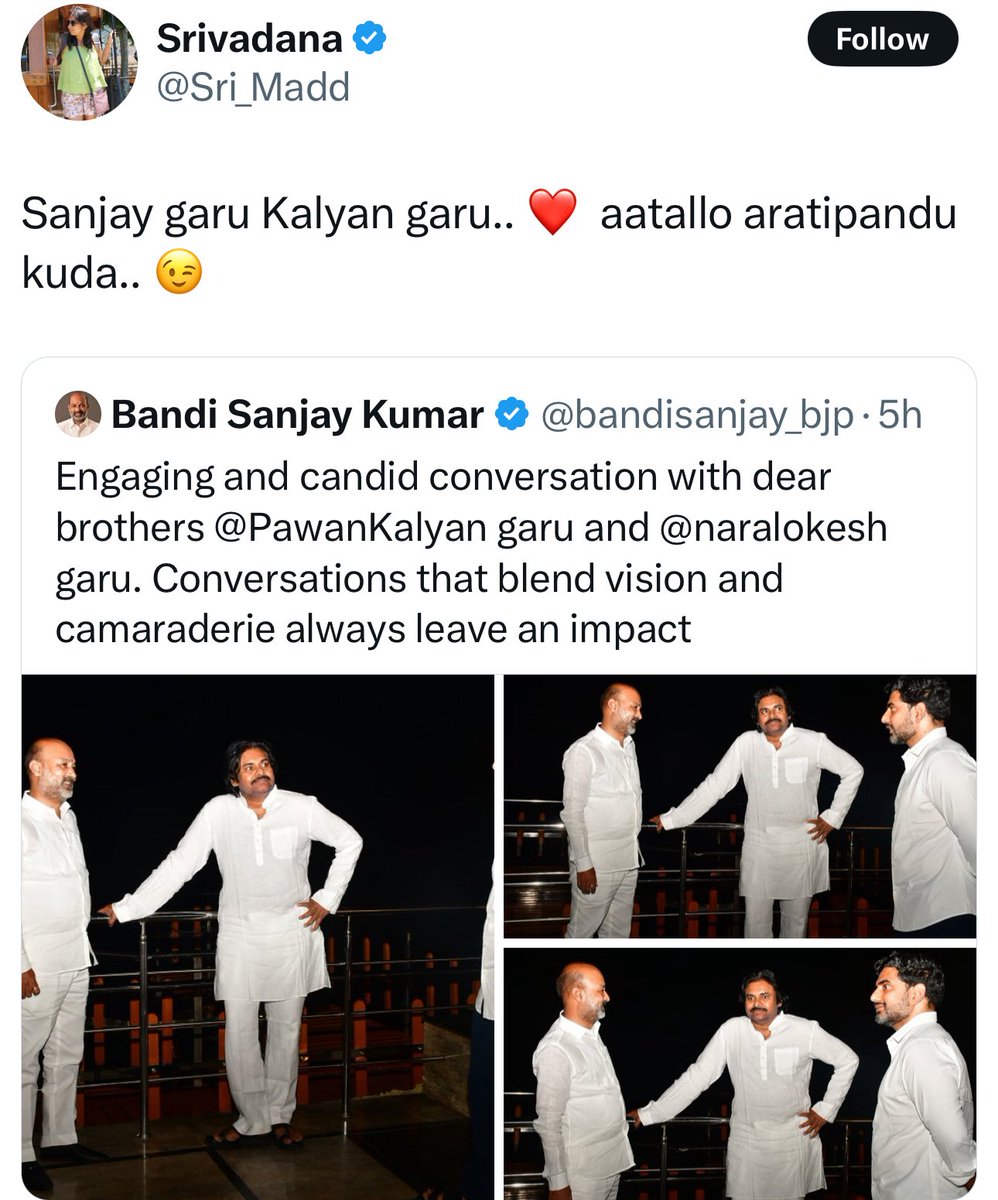 prasana_kumar's tweet photo. మీ ఉద్దేశంలో వాళ్ళు ఏమన్నా అంటే రియాక్ట్ అవ్వడం తప్పు😷

1. మూడుసార్లు ఎమ్మెల్యే పార్టీ వ్యవస్థాపకుడు కొడుకు ఆయన్ని పట్టుకొని మెంటల్

2. పార్టీ వ్యవస్థాపకుని పుట్టినరోజు నాడు కూటమి ప్రభుత్వంలో పదవి తీసుకున్న జనసేన మహిళ గారు వేసిన పోస్ట్🤮😷

3.@naralokesh గారిని పట్టుకుని ఆటలో అరటిపండు

వీళ్లు అన్నదానికి ఈ పార్టీ అంటే అభిమానం ఉన్నందుకు మనం రియాక్ట్ అయితే తప్ప?