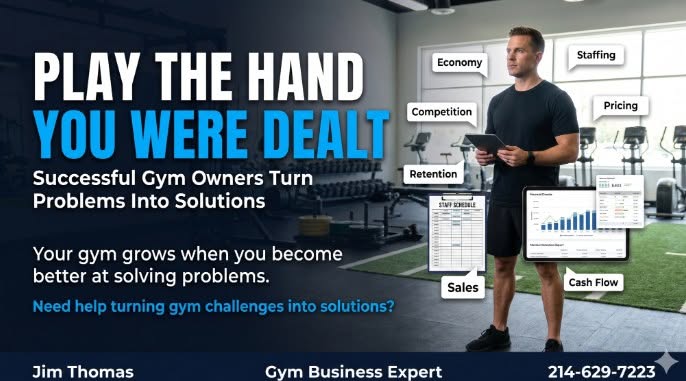 GymConsult's tweet photo. Stop Complaining About the Hand You Were Dealt: How Gym Owners Turn Problems Into Profits https://t.co/2x86n3DPAN https://t.co/Lfv2J2HYtF
