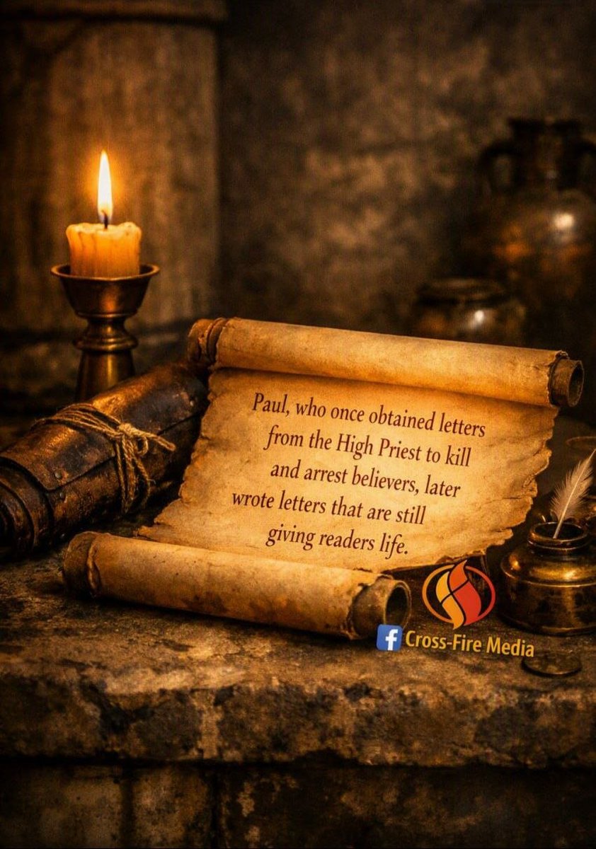 CrossFireRadio3's tweet photo. Nobody writes a better comeback story than God.
The same hands that carried death warrants later carried epistles. The same energy that hunted the church later built it.
Your past assignment does not determine your final assignment.
#CombackStory #TheLetterMan #writing #cfbi https://t.co/AGeotNVPHJ