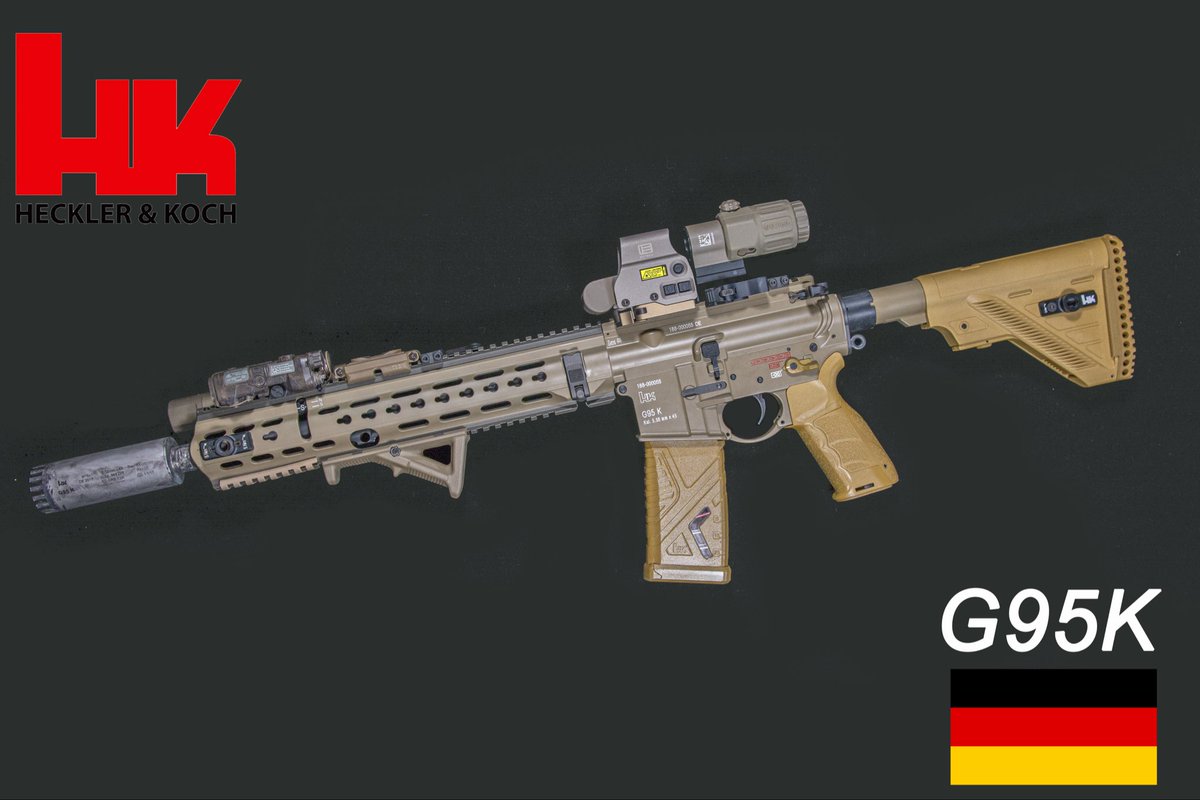 john82080139's tweet photo. My clone correct HK G95K build which took me almost 5 years to complete. Most of time is sourcing the RS HK parts. 
But it is worthy to wait it.

#hkg95k #hk416 #mws https://t.co/7eIycnL9gr
