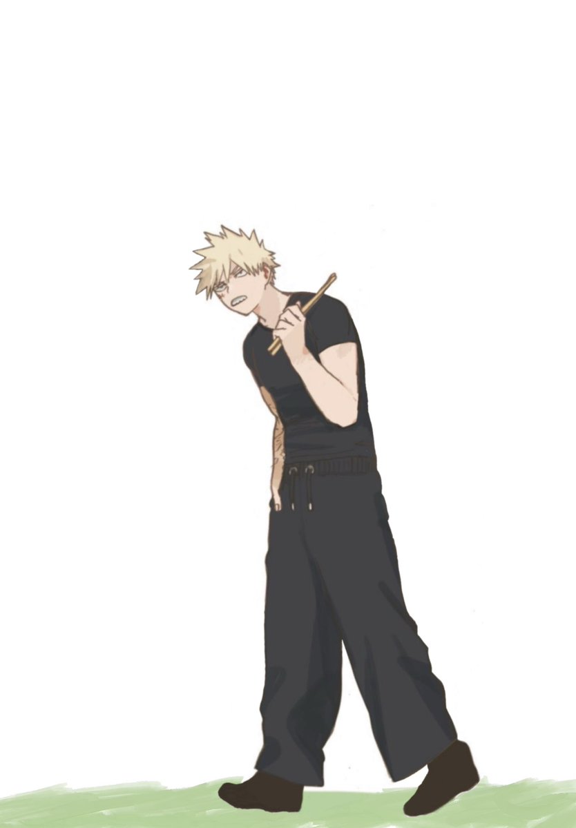 katsukeys_'s tweet photo. So you’re telling me pro hero dynamight is like 6 feet, still actively plays the drums, has double d’s and shoulders like a bridge, is number 5 on the hero charts and casually drives around one handed in his Porsche… greedy bastard… https://t.co/Ev1K5ZkFrf