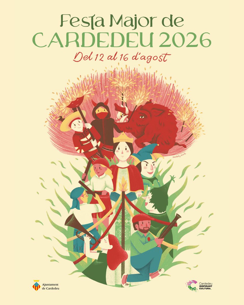fmcardedeu's tweet photo. 🎉 Ja és aquí la #FMCardedeu! 
Del 12 al 16 d'agost, Cardedeu s'omple de cultura popular, música, tradició, activitats familiars, foc, concerts i molt més. 

📲 Consulta tota la programació a https://t.co/u9JfrIZbrj

@ajcardedeu 

#CardedeuInspirantCultura #Cardedeu https://t.co/Nb5Enx0oAJ