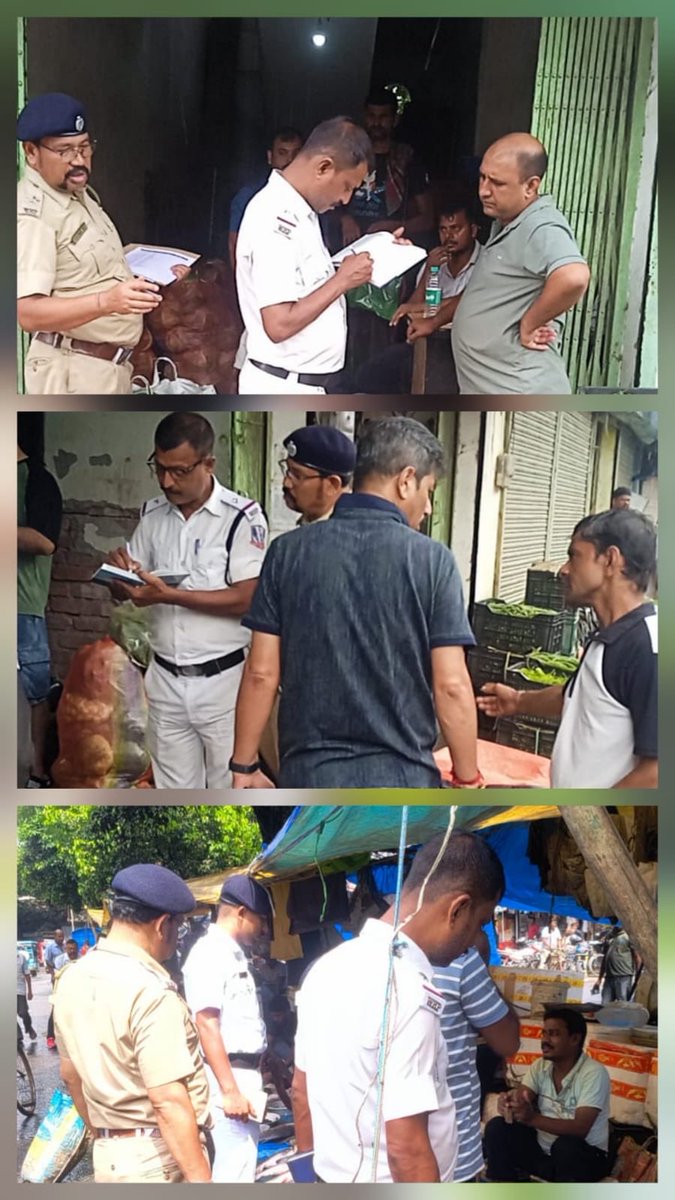 SiliguriPolice's tweet photo. #SiliguriPolice #CustomerFirst #ConsumerProtection #MarketInspection #PriceVerification #CommunityPolicing #SiliguriPoliceCommissionerate #WestBengalPolice #WBP https://t.co/Rd88FY9R05