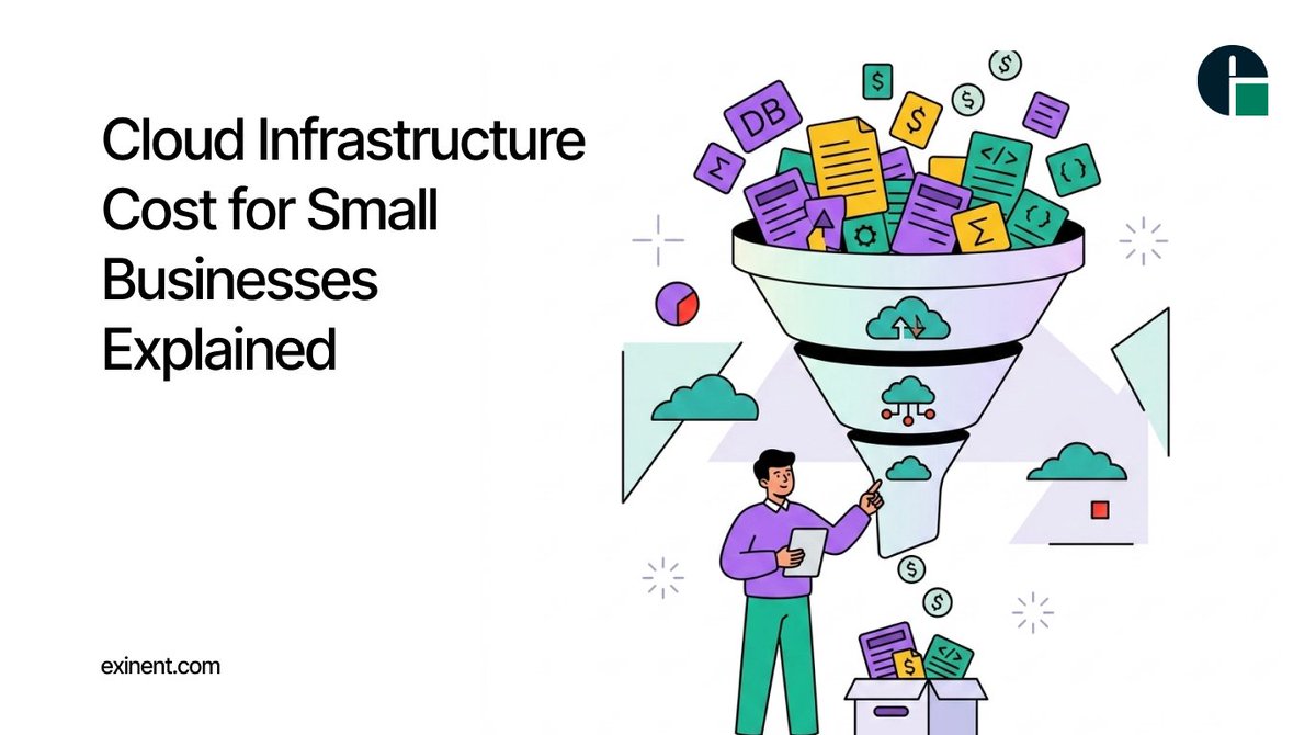 Exinentllc's tweet photo. Are you optimizing your cloud infrastructure costs? ☁️ Discover how small businesses can reduce cloud expenses while improving performance and scalability.
Read more: https://t.co/0PPdIksxzF
#Exinent #CloudComputing #SmallBusiness #ITInfrastructure #CloudCost https://t.co/TvShf5AImx