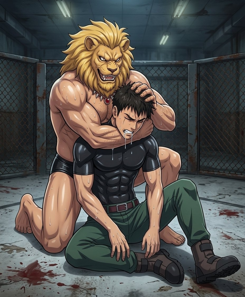 malefighter801's tweet photo. #Aiart
｢その筋肉は飾りか？俺様に楯突いたこと��後悔させてやるぜ！！｣

本編でも肉弾戦をするために鍛えてるんですよね（笑） https://t.co/aFwc8Xkqpu